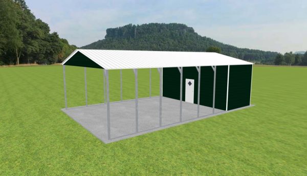 Carport with Storage 24 x 40 x 11