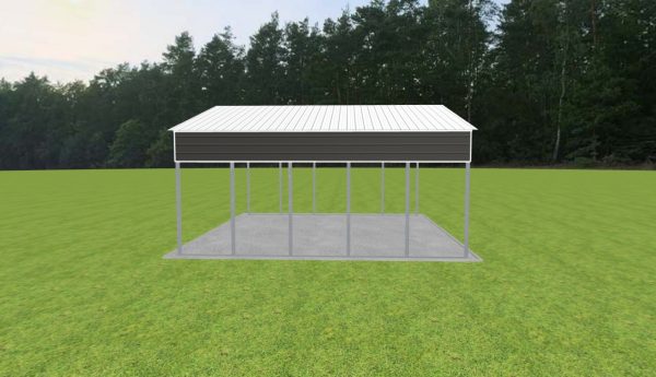 3 Car Carport 28 x 25 x 11 - Image 3