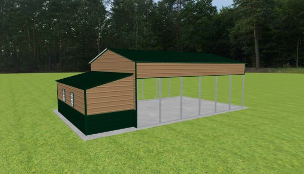 Carport with Storage 22 x 30 x 11 - Image 5