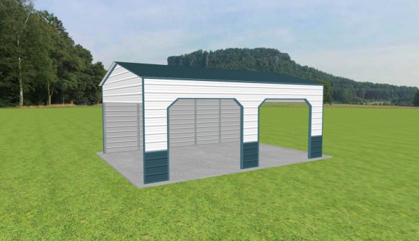 2 Car Carport 18 x 25 x 10