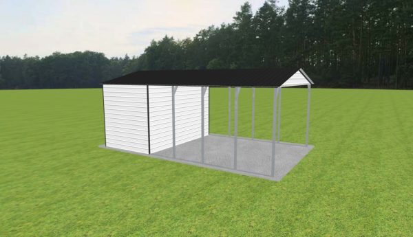 Carport with Storage 18 x 30 x 11 - Image 4