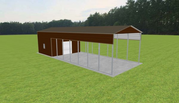 Carport with Storage 18 x 50 x 12 - Image 3