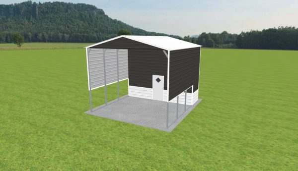 Carport with Storage 18 x 20 x 14 - Image 2