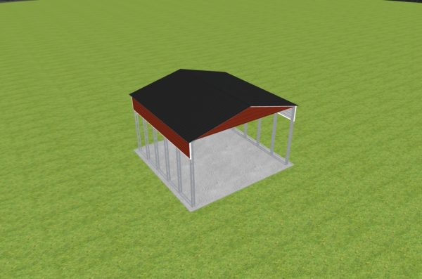 3 Car Carport 26 x 25 x 15 - Image 4