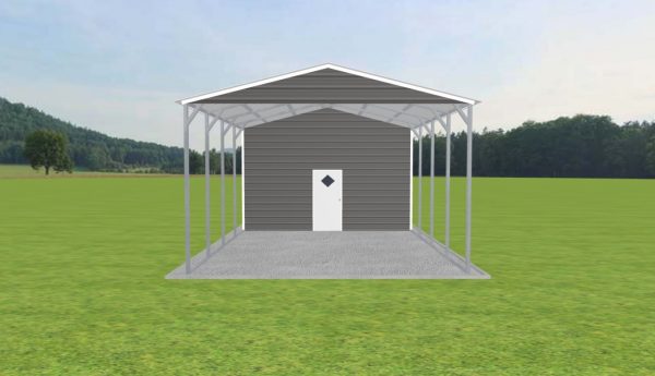 Carport with Storage 18 x 25 x 11 - Image 2