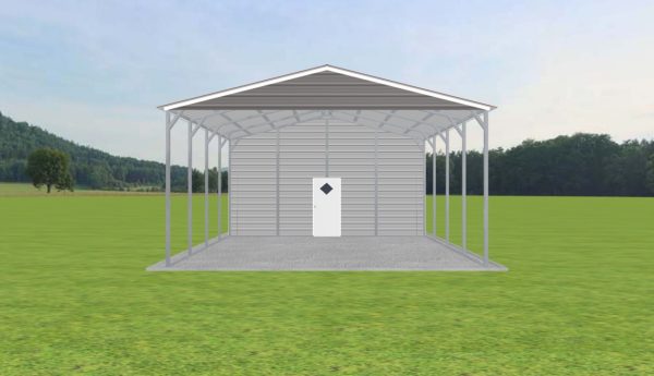 Carport with Storage 22 x 20 x 11 - Image 3