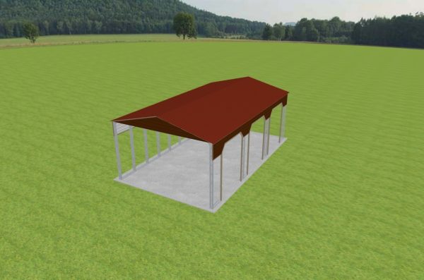 3 Car Carport 26 x 45 x 15 - Image 5