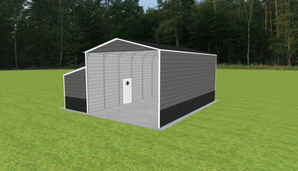 Carport with Storage 18 x 30 x 13 - Image 4