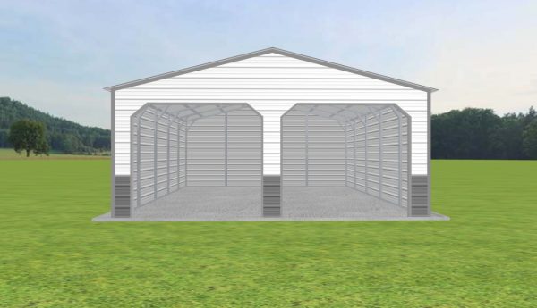 2 Car Carport 22 x 25 x 9 - Image 2