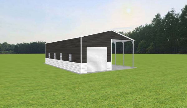 Carport with Storage 24 x 40 x 11 - Image 2