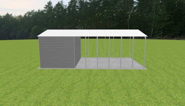 Carport with Storage 24 x 45 x 14 - Image 5