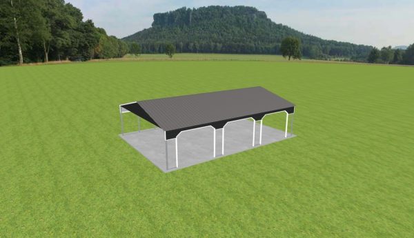 3 Car Carport 28 x 40 x 9 - Image 5