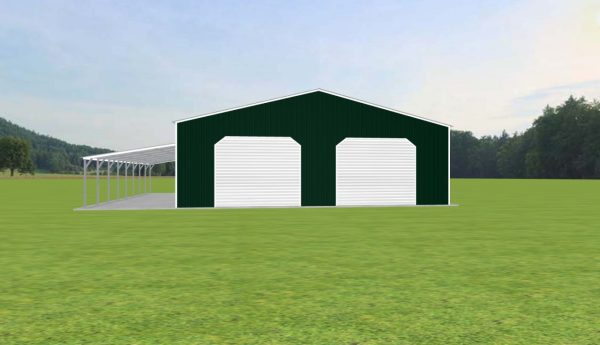 Garage with Lean To 40 x 40 x 12 - Image 3