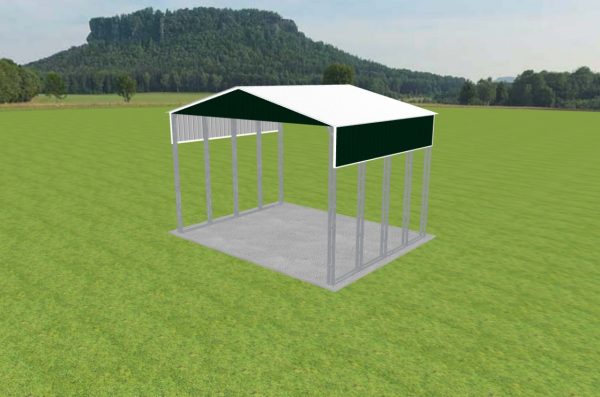 3 Car Carport 26 x 20 x 16