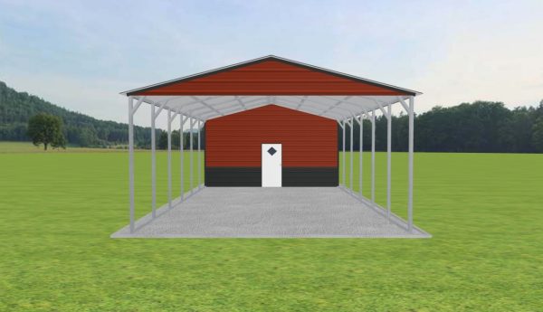 Carport with Storage 20 x 40 x 10 - Image 2