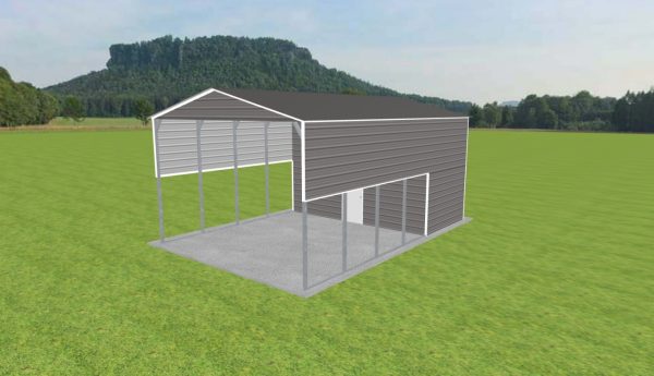 Carport with Storage 20 x 30 x 13