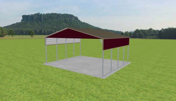 2 Car Carport 24 x 20 x 10