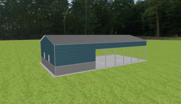 Carport with Storage 22 x 45 x 10 - Image 5