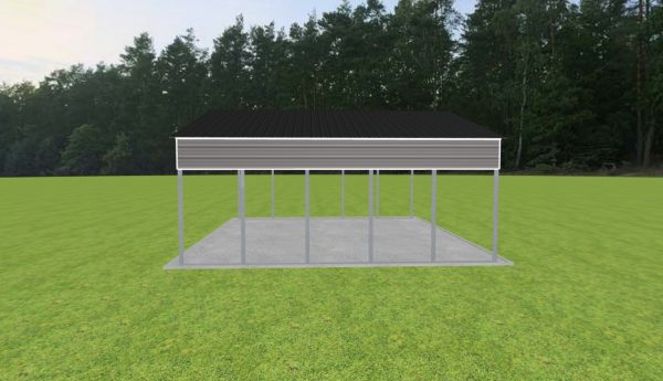 3 Car Carport 30 x 25 x 10 - Image 3