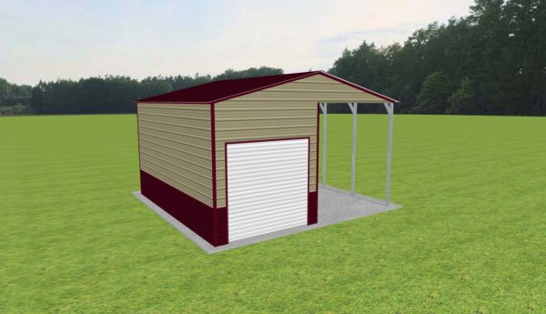 Carport with Storage 20 x 20 x 11 - Image 4