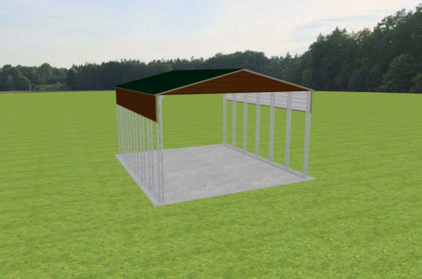 3 Car Carport 26 x 30 x 15