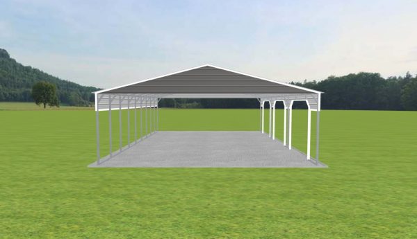 3 Car Carport 30 x 45 x 10 - Image 3