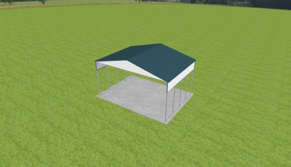 3 Car Carport 28 x 20 x 14 - Image 4