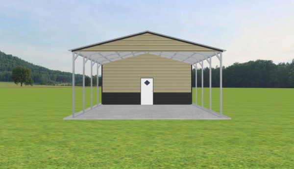 Carport with Storage 22 x 25 x 10 - Image 2