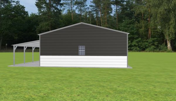 2 Car Garage with Lean To 24 x 30 x 9 - Image 5