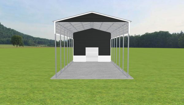 Carport with Storage 18 x 45 x 14 - Image 2