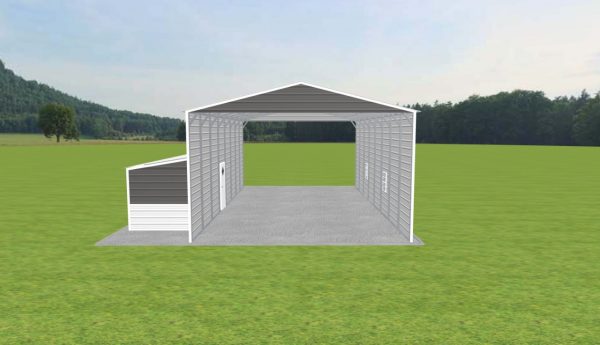 Carport with Storage 22 x 40 x 13 - Image 2