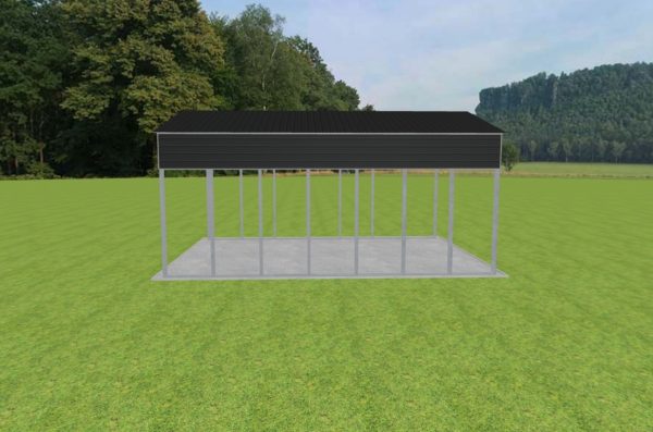 3 Car Carport 26 x 35 x 15 - Image 3