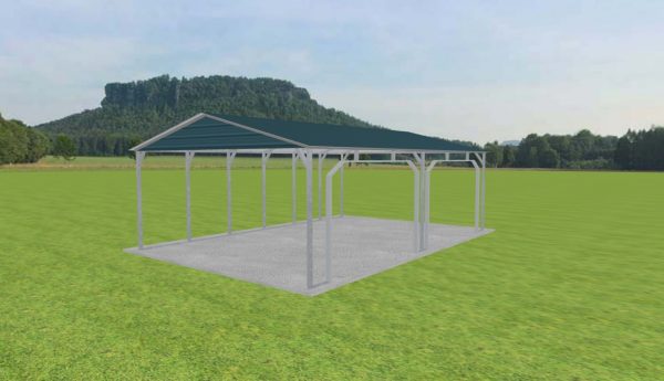 2 Car Carport 20 x 30 x 9