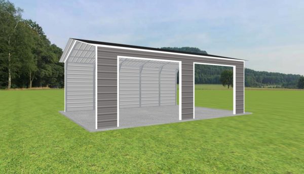 2 Car Carport 18 x 25 x 9 - Image 2