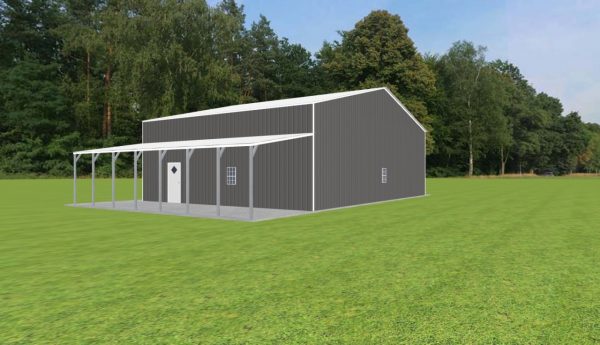 3 Car Garage with Lean To 46 x 35 x 14 - Image 3