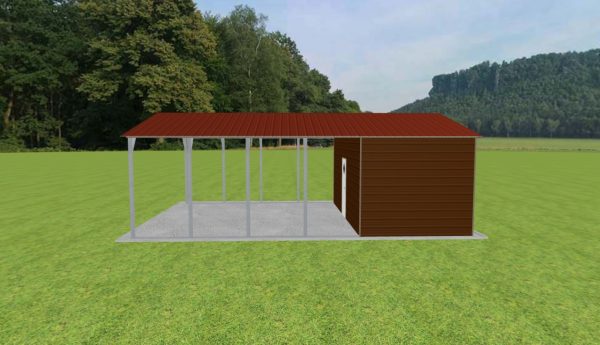 Carport with Storage 20 x 30 x 9 - Image 3