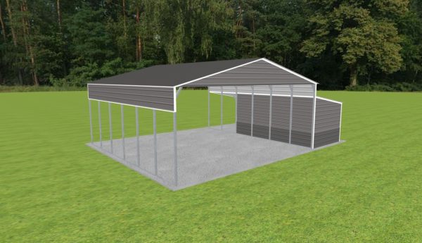 Carport with Storage 30 x 30 x 12 - Image 5