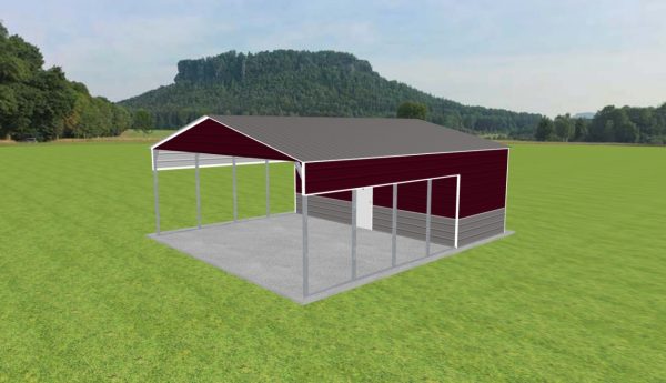 Carport with Storage 26 x 30 x 10