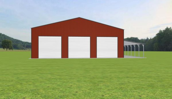 Garage with Lean To 50 x 30 x 16 - Image 2