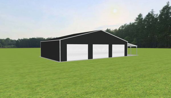 Garage with Lean To 50 x 30 x 10 - Image 4