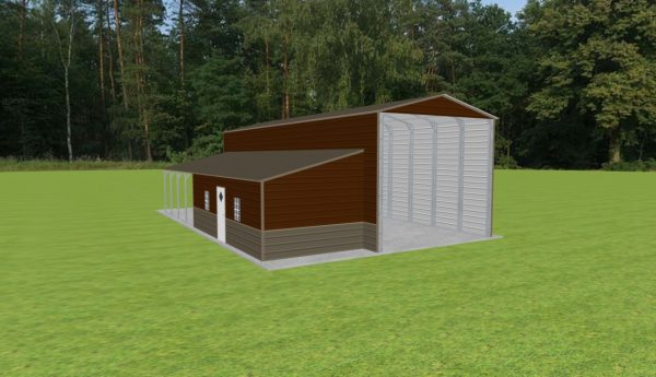 Carport with Storage 18 x 50 x 15 - Image 4