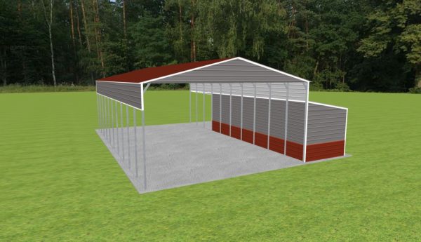 Carport with Storage 28 x 50 x 14 - Image 5