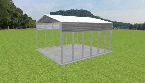 3 Car Carport 28 x 30 x 15