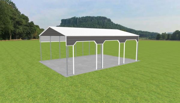 3 Car Carport 28 x 40 x 13