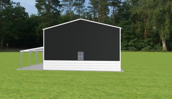 Garage with Lean To 24 x 30 x 13 - Image 5