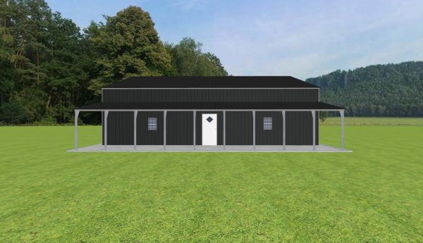 Garage with Lean To 50 x 45 x 12 - Image 2