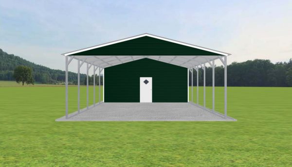 Carport with Storage 22 x 35 x 9 - Image 2