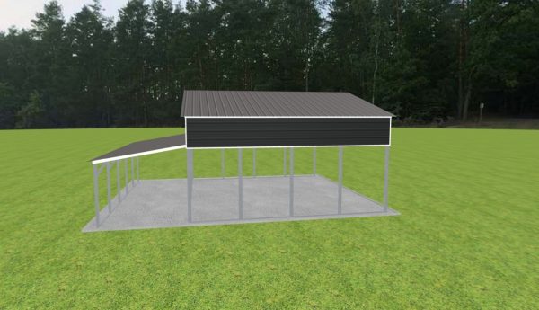 2 Car Carport 24 x 20 x 10 - Image 2