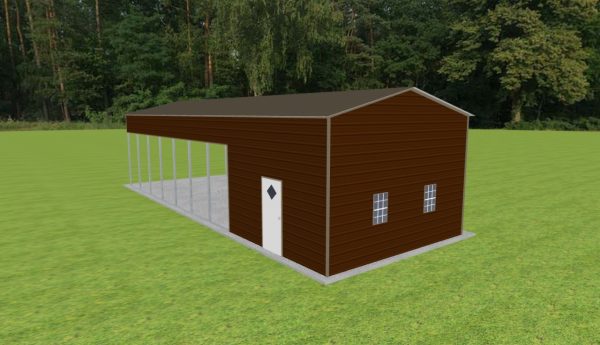 Carport with Storage 18 x 50 x 12 - Image 4