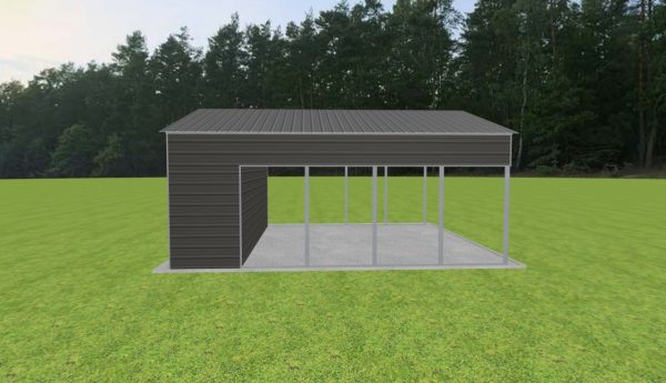 Carport with Storage 24 x 25 x 10 - Image 5